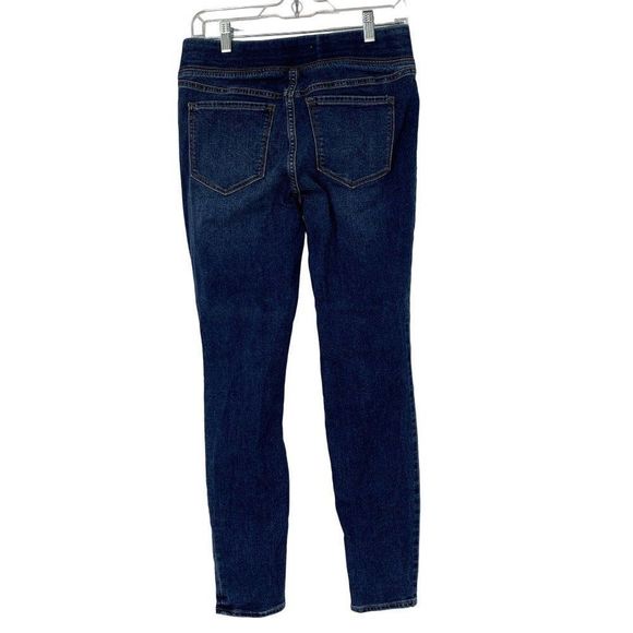 Old Navy Womens Rockstar Jegging Jeans Sz 8 Distress Skinny Pullon Elastic 2765 - Picture 5 of 9